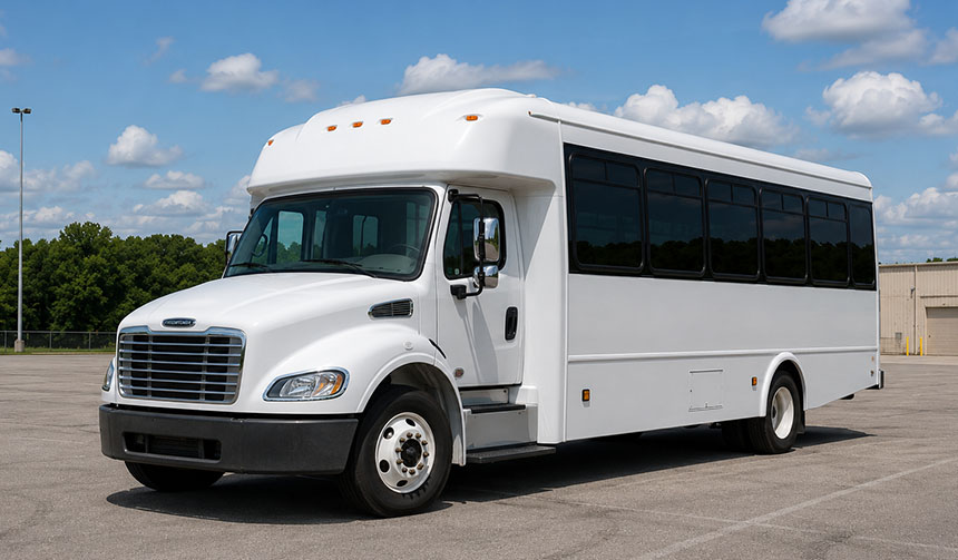 25-passenger minibus available for charter in New Bedford, MA